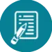 Icono de plan integral de calidad